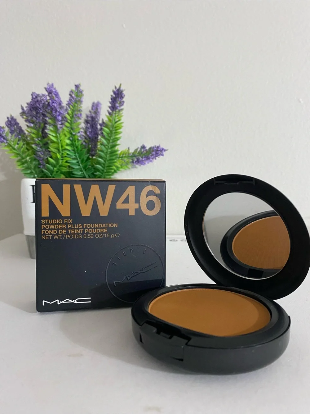 NW46~ MAC Studio Fix Powder Plus Foundation, 0.52 OZ, NWB, Original/ Old Formula